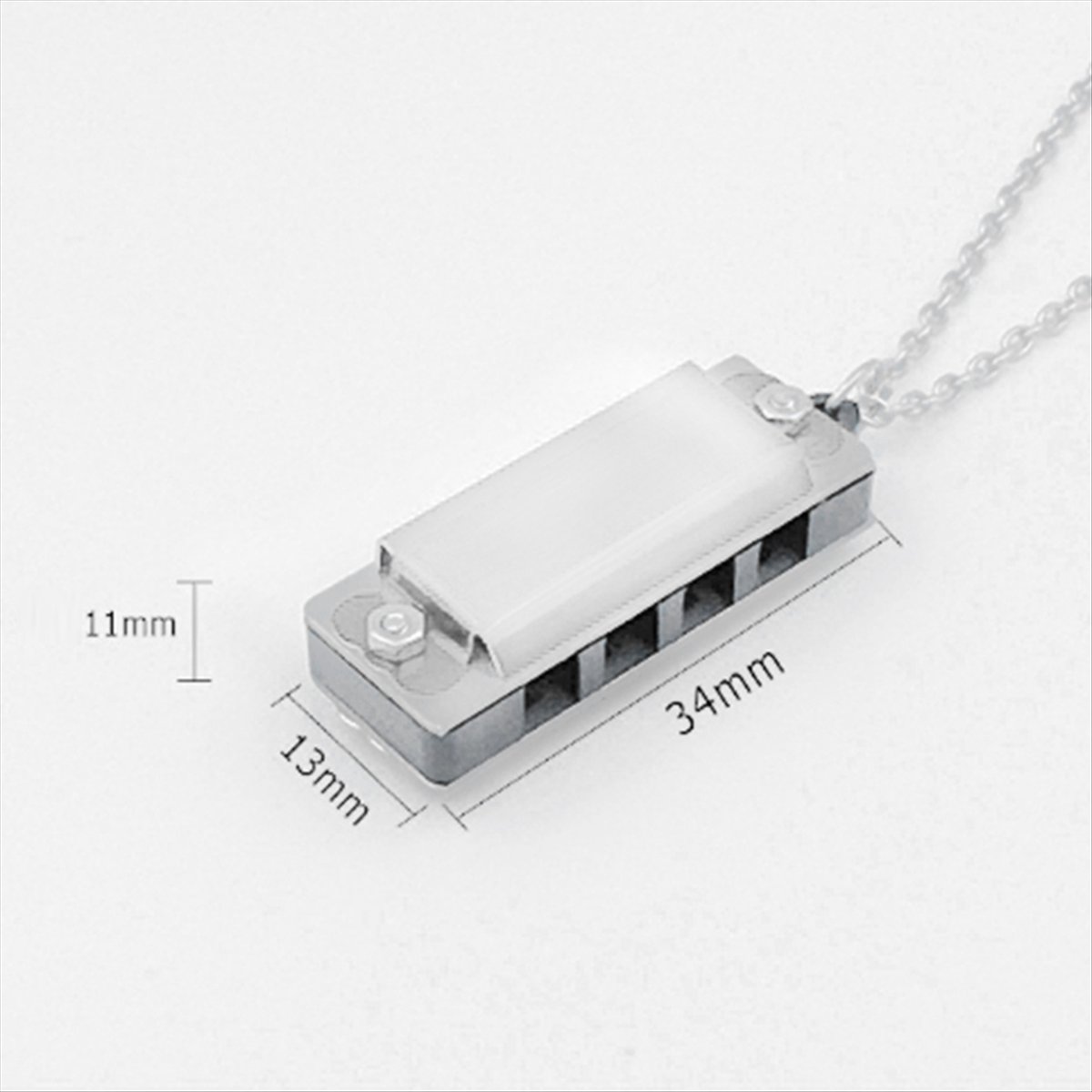Musical Instrument Harp - ABXY Mini Harmonica Necklace 4 Hole