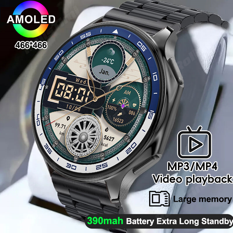 Musical Instrument Japanese - 1.43 AMOLED Smart Watch 3D Surround