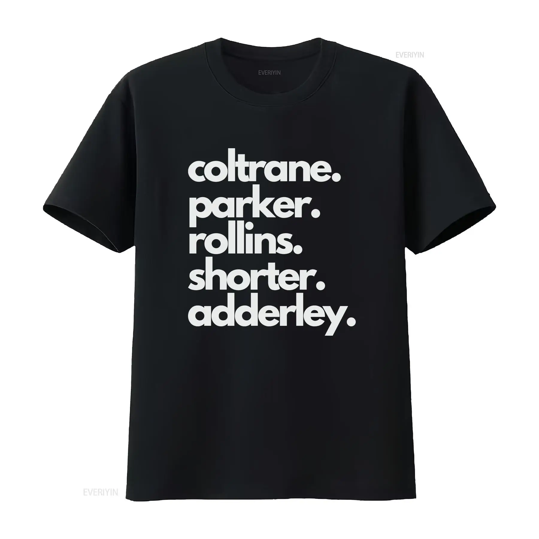 Musical Instrument With Name - Jazz Saxophone Legend Names T Shirt
