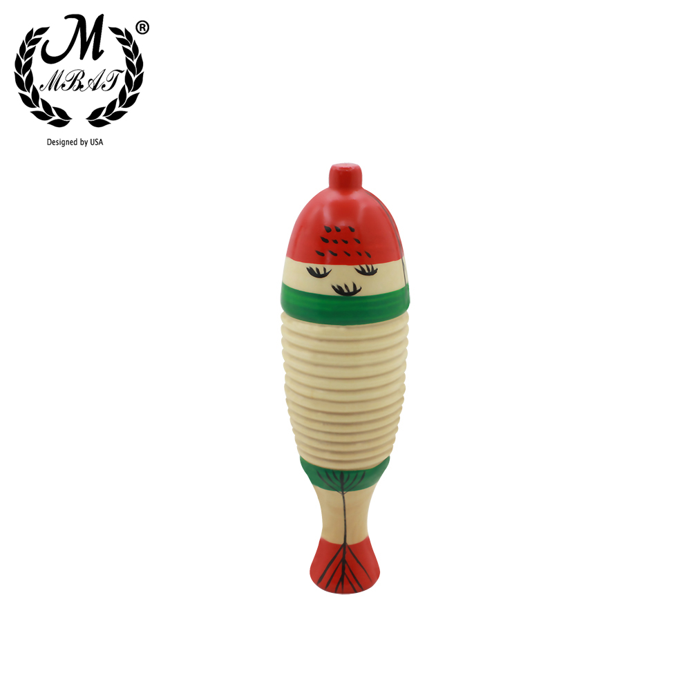 Musical Instrument For Toddlers - M MBAT Wooden Fish Toy Game