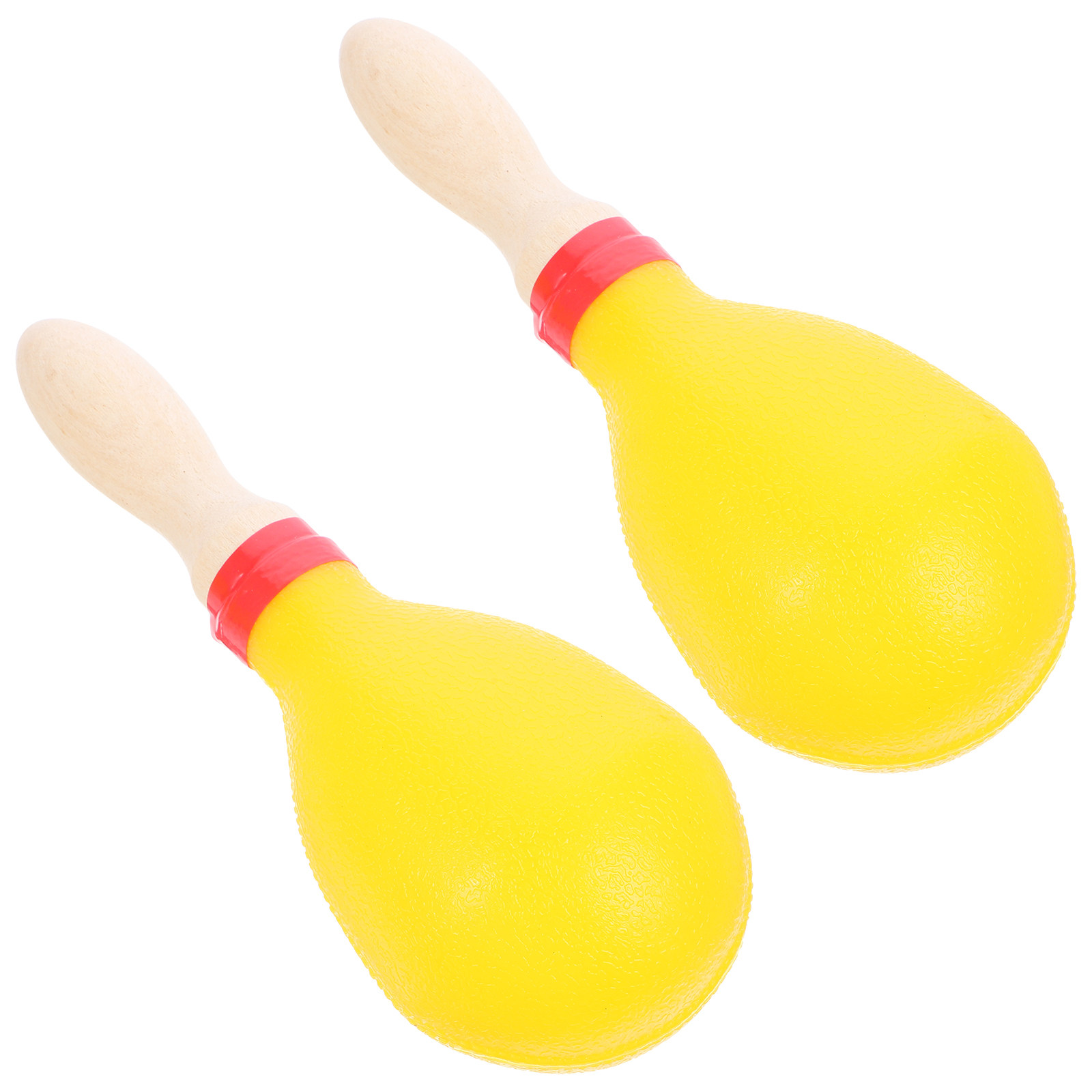 Musical Instrument For Toddlers - 1Pair Wooden Maracas Shaker Kids Percussion