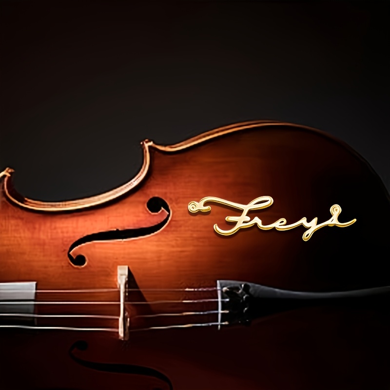 Musical Instrument With Name - [Custom] Decorative nameplates with names, personalized