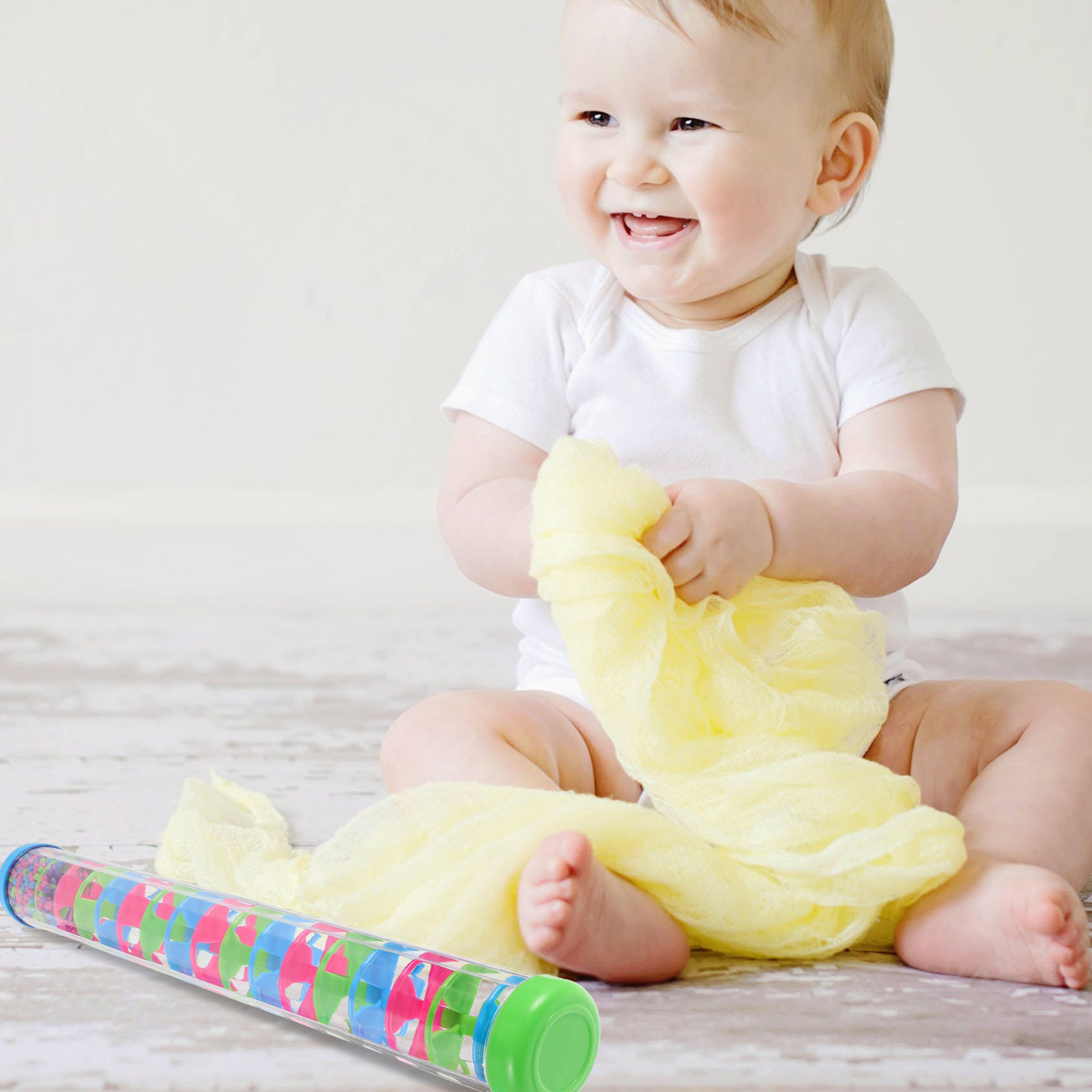 Musical Instrument For Toddlers - 2Pcs Rain Stick Spiral Musical Instrument