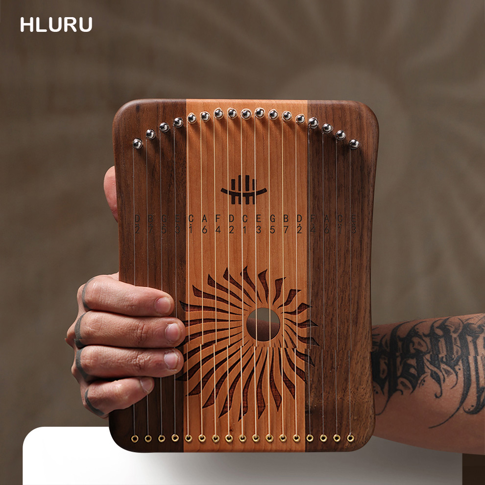 Musical Instrument Harp - HLURU 17/31 Strings Lyre Harp Held