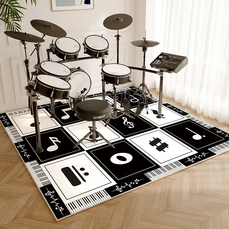 Musical Instruments Online - Drum Rug Soundproof Non-slip Floor Mat