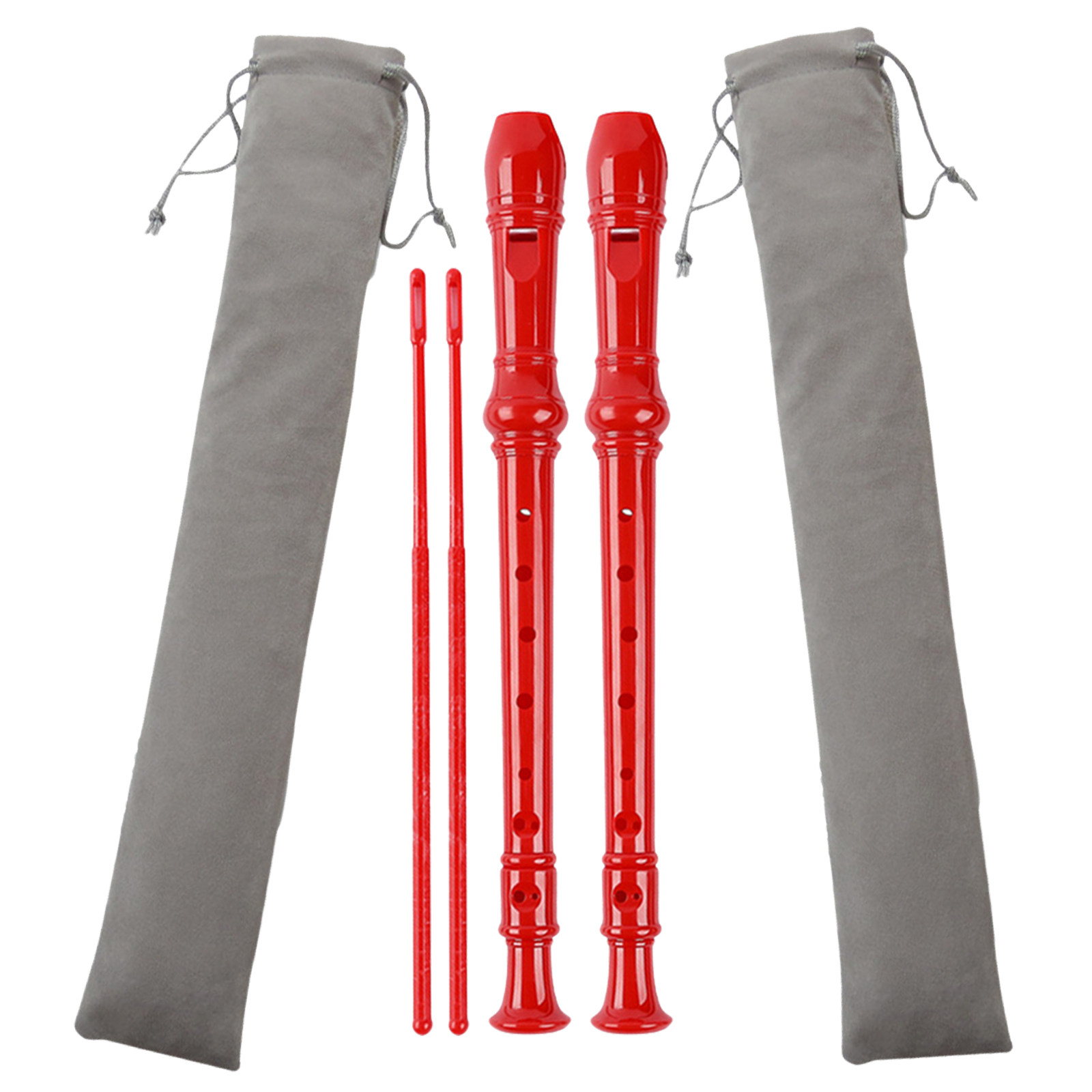 Musical Instrument German - 2Sets ABS Recorder German Style Soprano