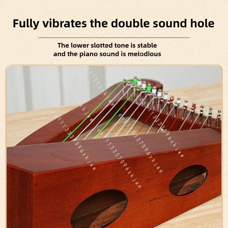 Handmade 15 Tone Harp Sound Th - đánh giá và giá Musical Instrument Harp