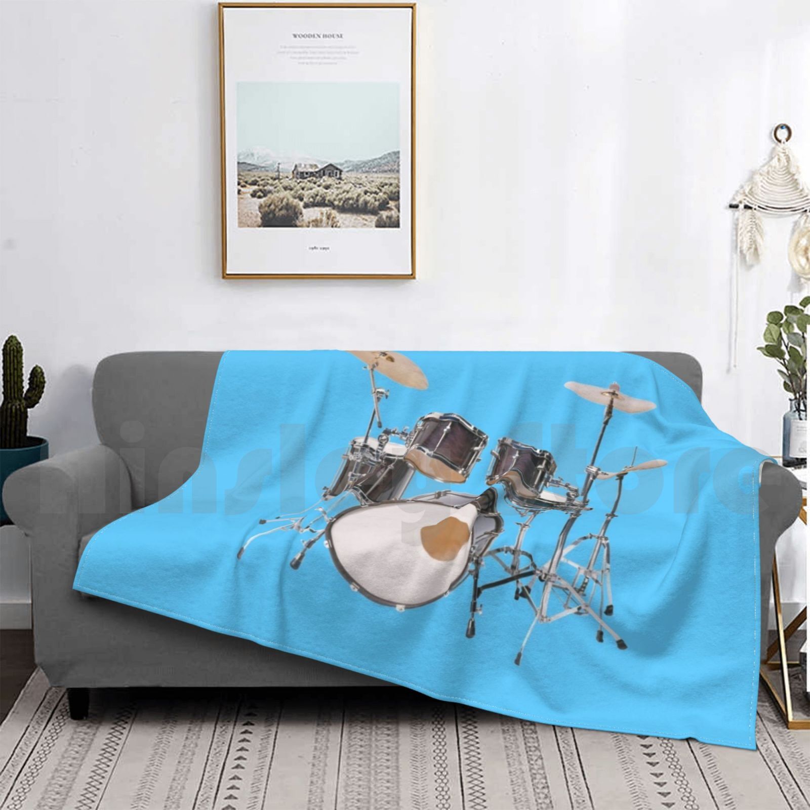 Drums Illustration Blanket Fas - đánh giá và giá Musical Instrument Images