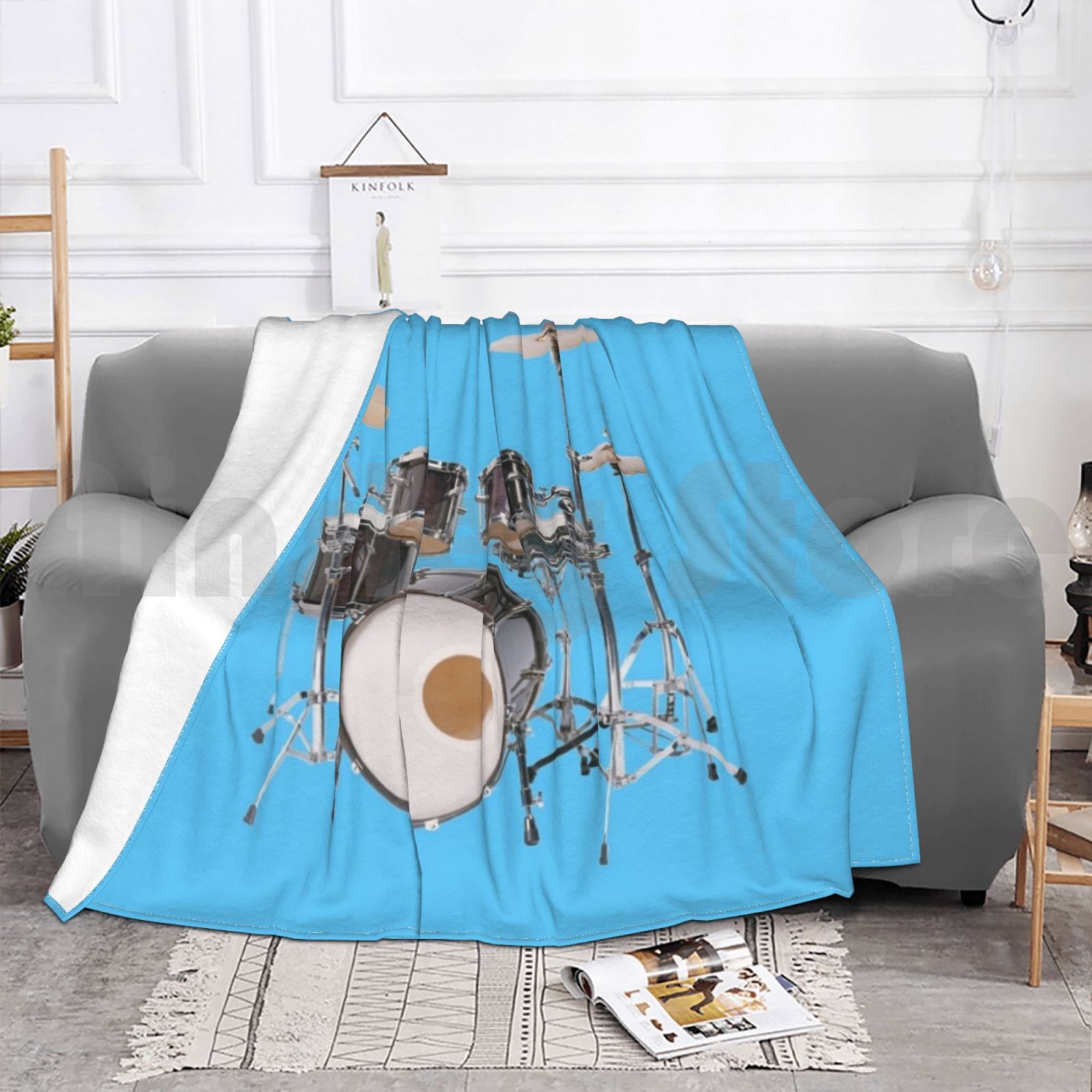 Drums Illustration Blanket Fas - đánh giá và giá Musical Instrument Images
