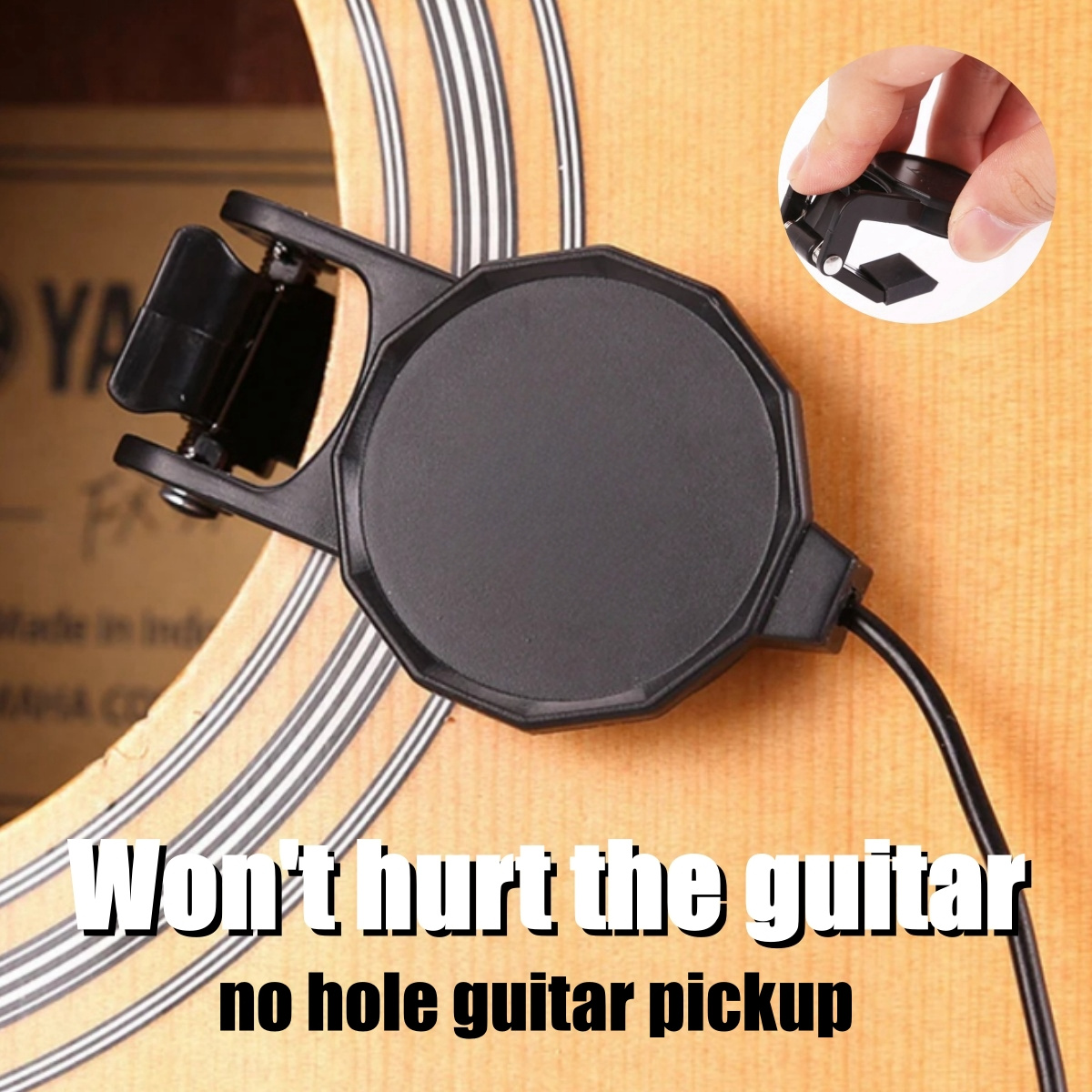 Audio Jack Clip On Pickup for  - đánh giá và giá Musical Instrument In English