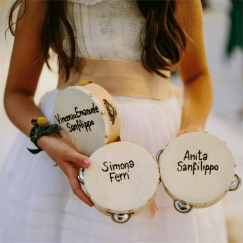 3/5PCS ﻿ Wedding Tambourine Dr - đánh giá và giá Musical Instrument With Name