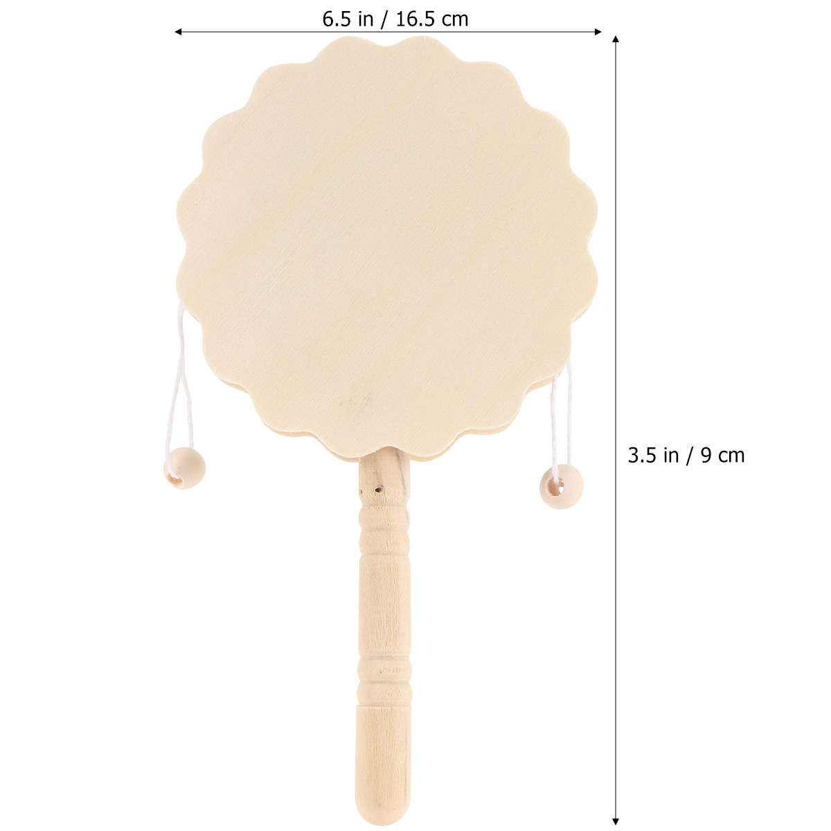 5Pcs A Drum Shaped Rattle Wood - đánh giá và giá Musical Instrument For Toddlers