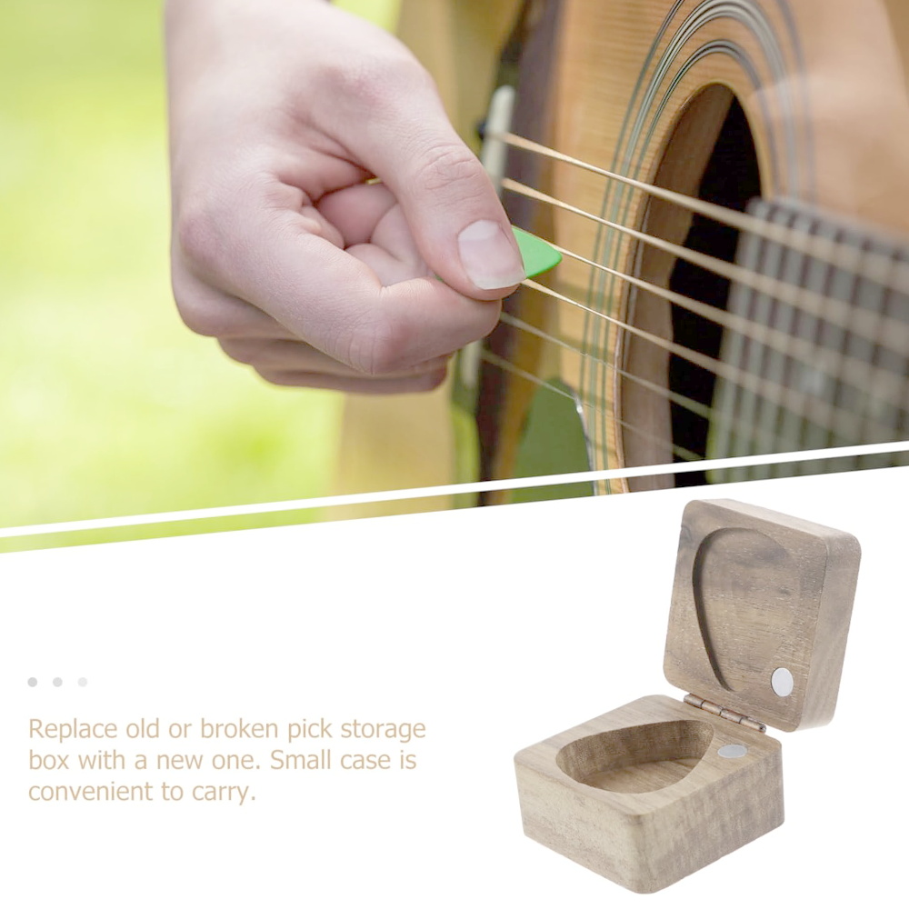 1pc Wooden Ukulele Pick Storag - đánh giá và giá Musical Instrument Images