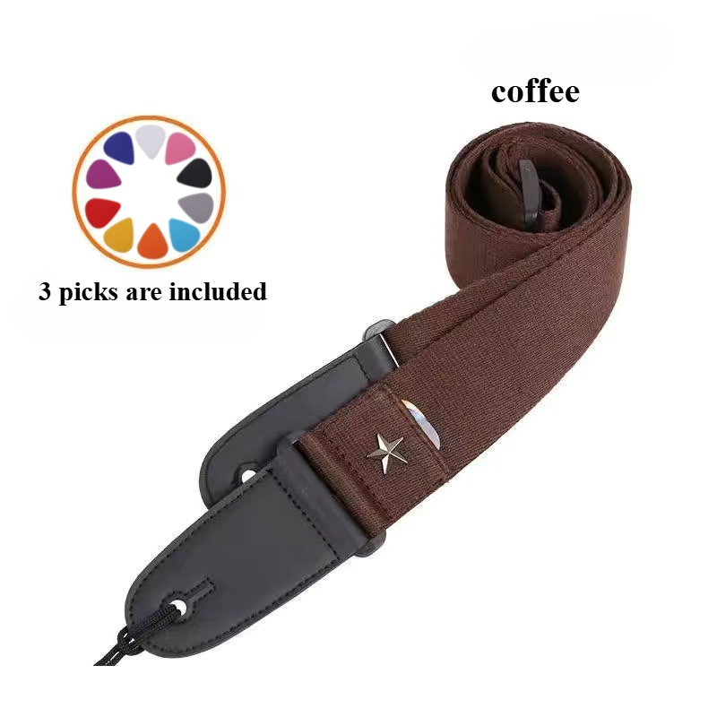 Embroidered Cross Guitar Strap - đánh giá và giá Musical Instrument In English