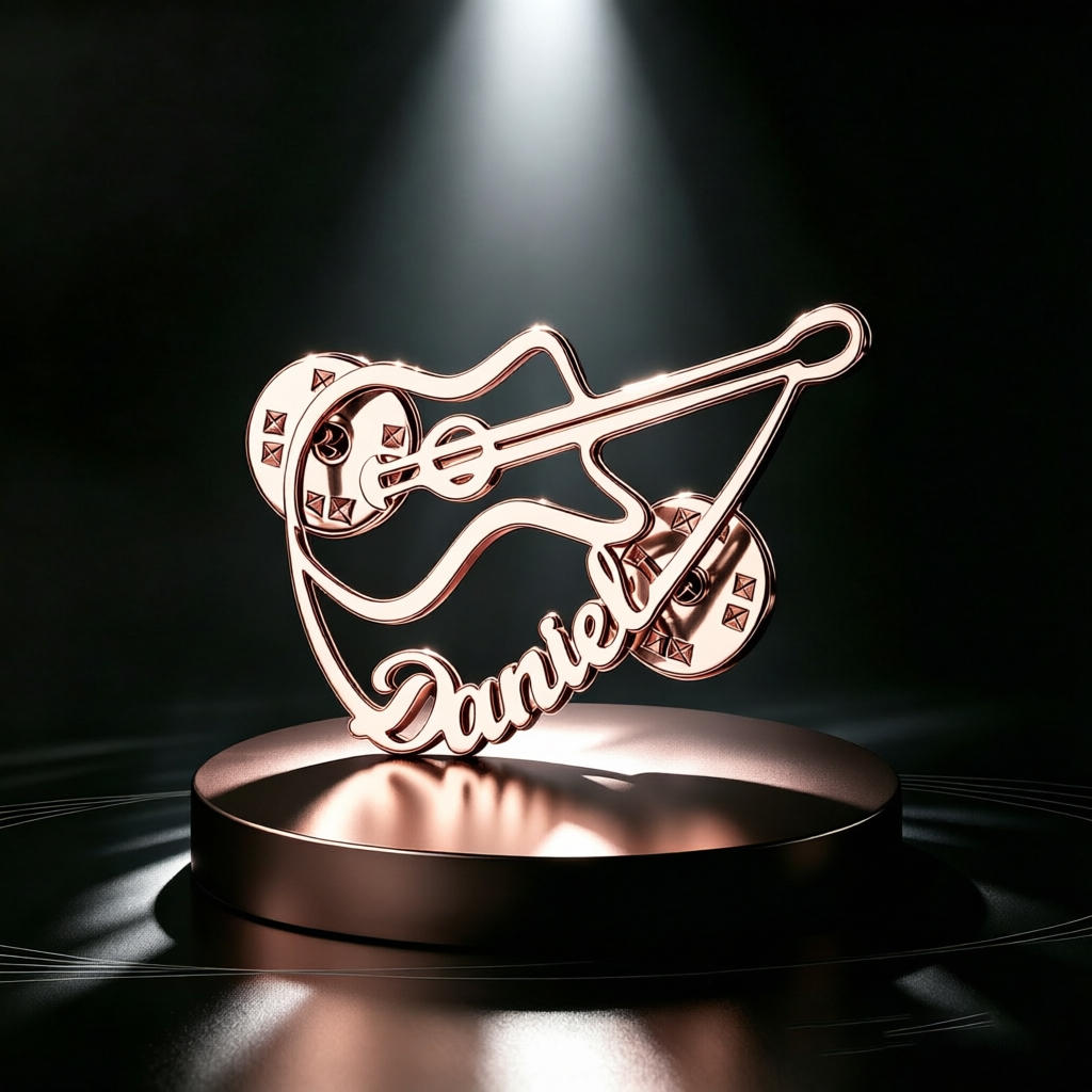 Personalized Violin Brooch Cus - đánh giá và giá Musical Instrument With Name