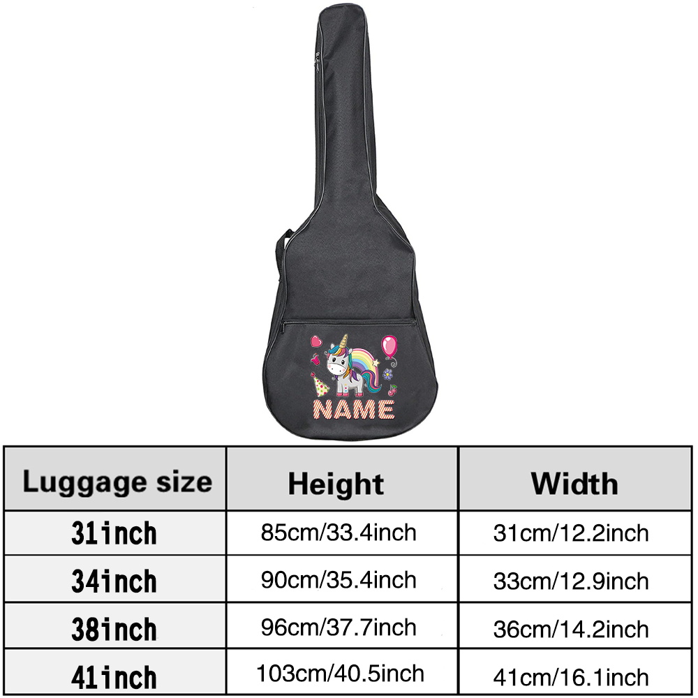 Customized Name Guitar Bag 36- - đánh giá và giá Musical Instrument With Name