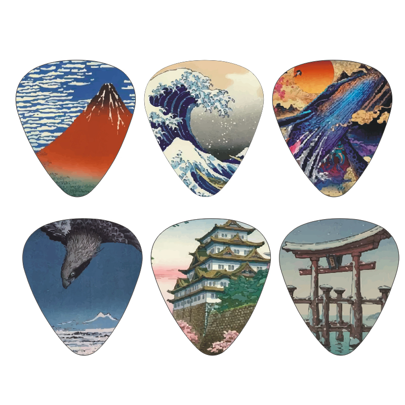 New 12pcs/set  Guitar Picks -  - đánh giá và giá Musical Instrument Japanese