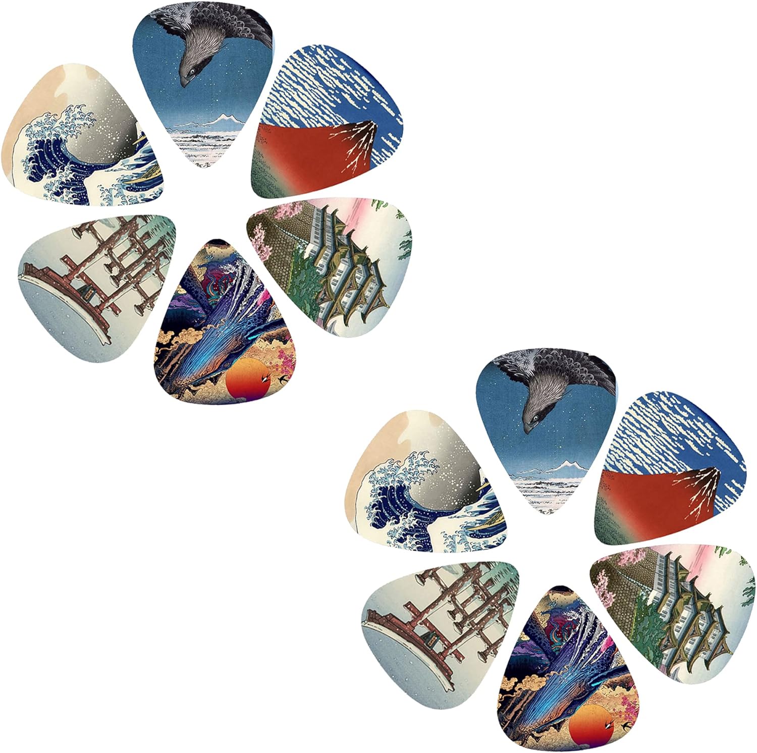 New 12pcs/set  Guitar Picks -  - đánh giá và giá Musical Instrument Japanese