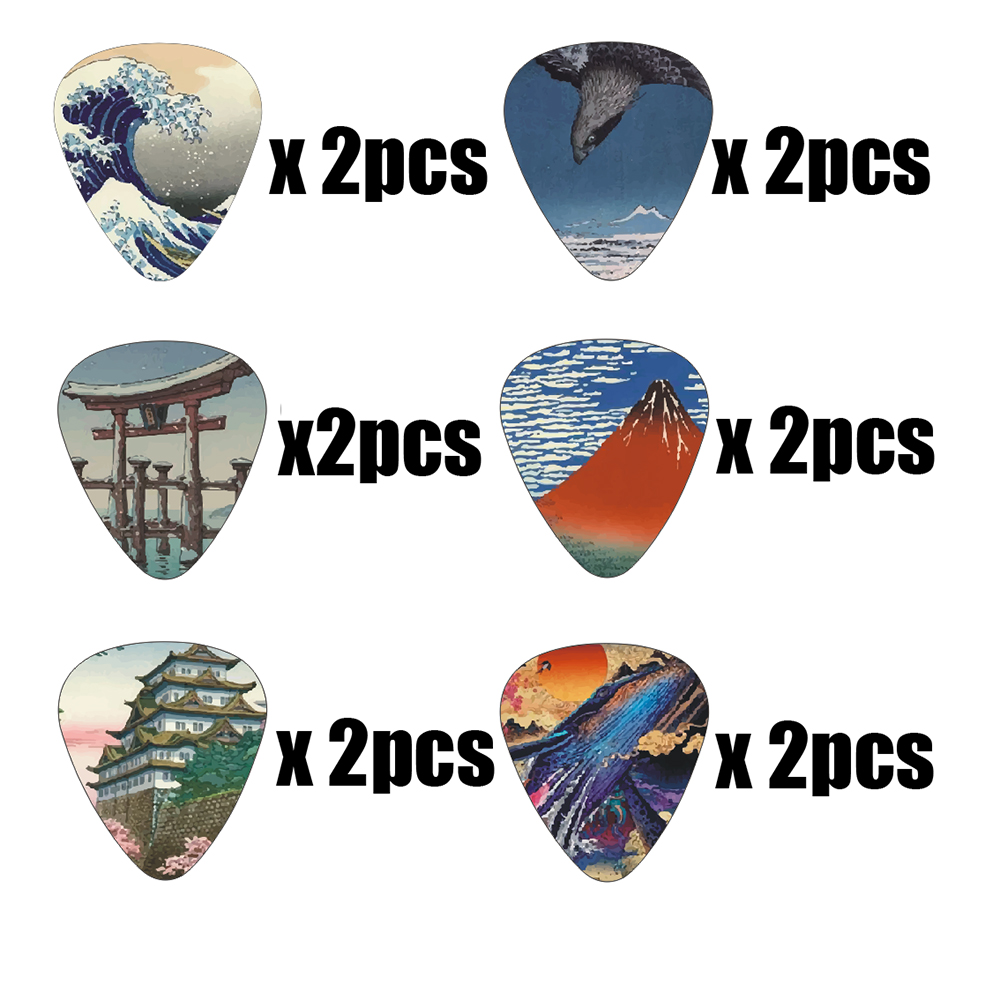 New 12pcs/set  Guitar Picks -  - đánh giá và giá Musical Instrument Japanese