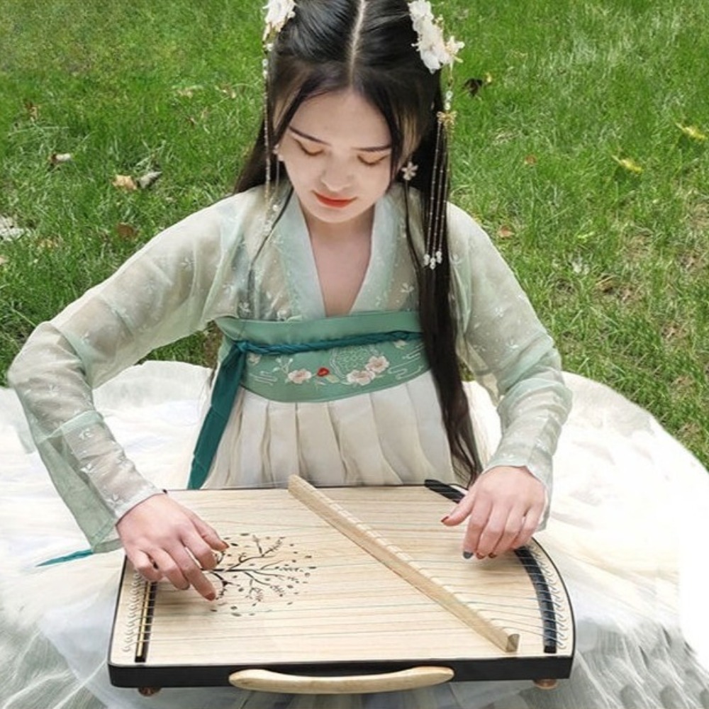 Wooden 21-string Mini Guzheng  - đánh giá và giá Musical Instrument Oud