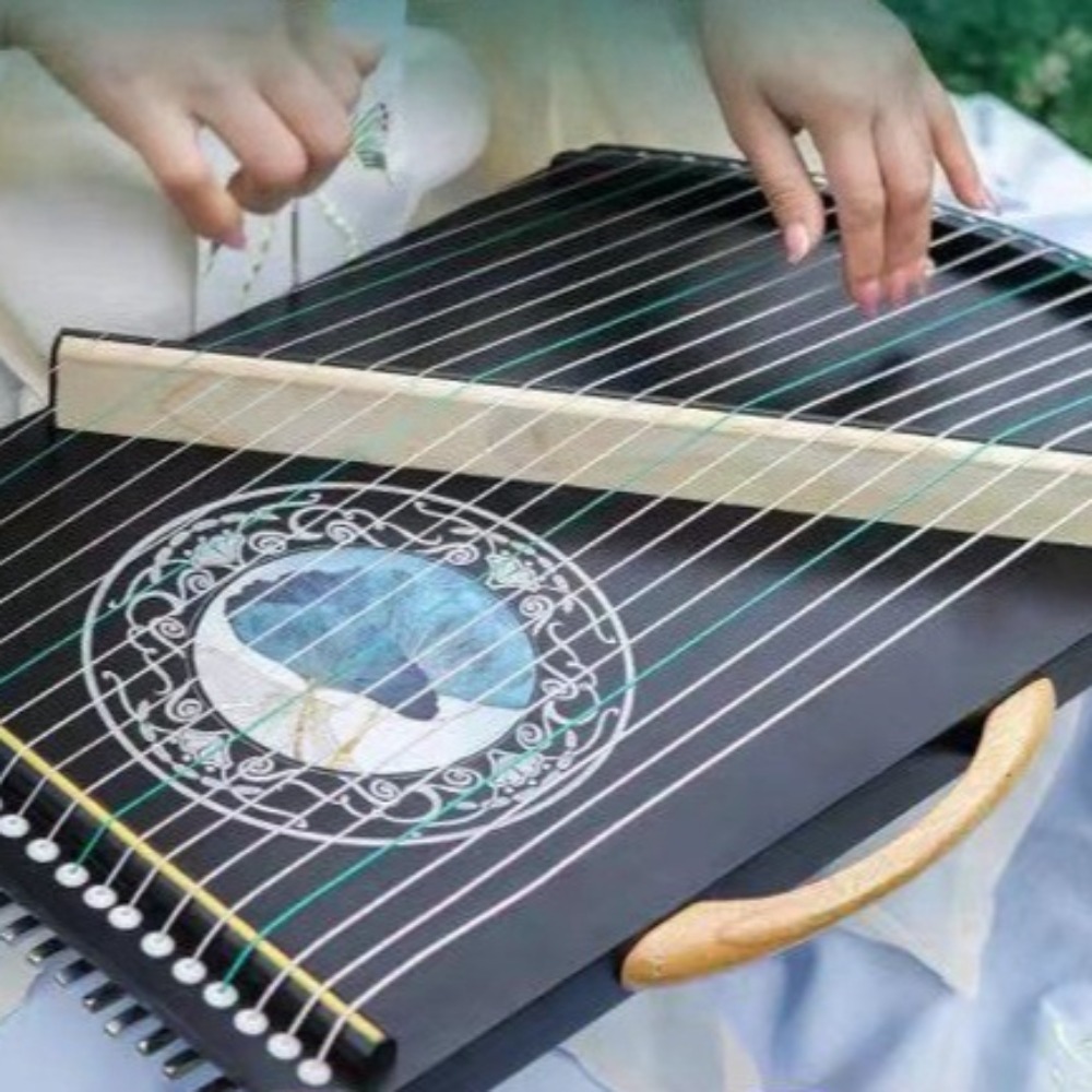 Wooden 21-string Mini Guzheng  - đánh giá và giá Musical Instrument Oud