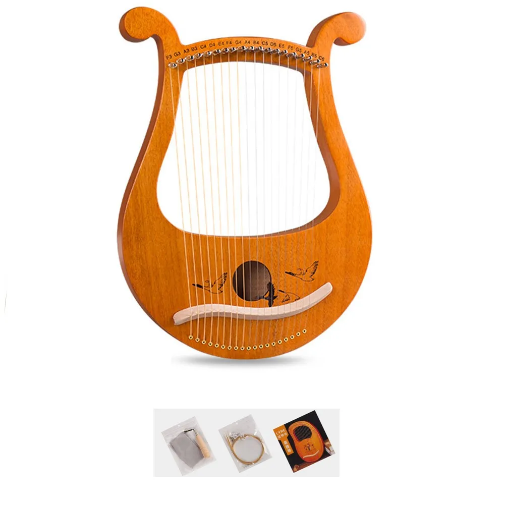 High Quality 19 String Lyre Ha - đánh giá và giá Musical Instrument Harp